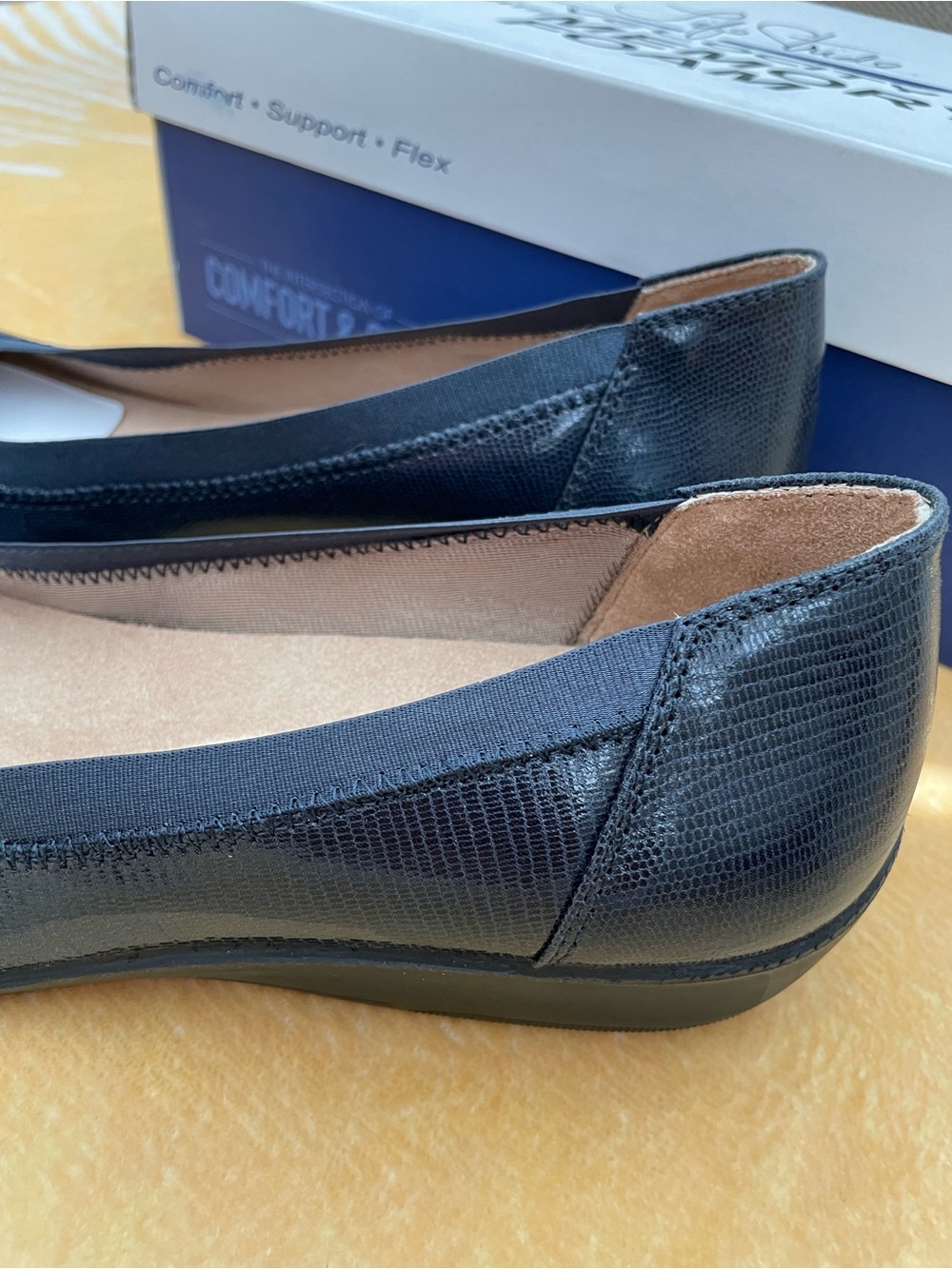 LifeStride Indigo Velocity Memory Foam Wedge Navy Liz. 8.5 M - Picture 4 of 9